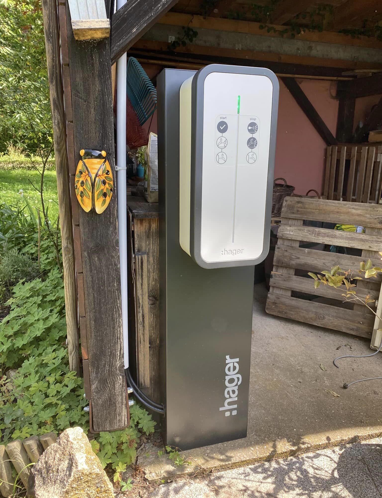 Installation de borne de recharge pour voiture &eacute;lectrique aux environs de Colmar et Guebwiller Pfastatt
